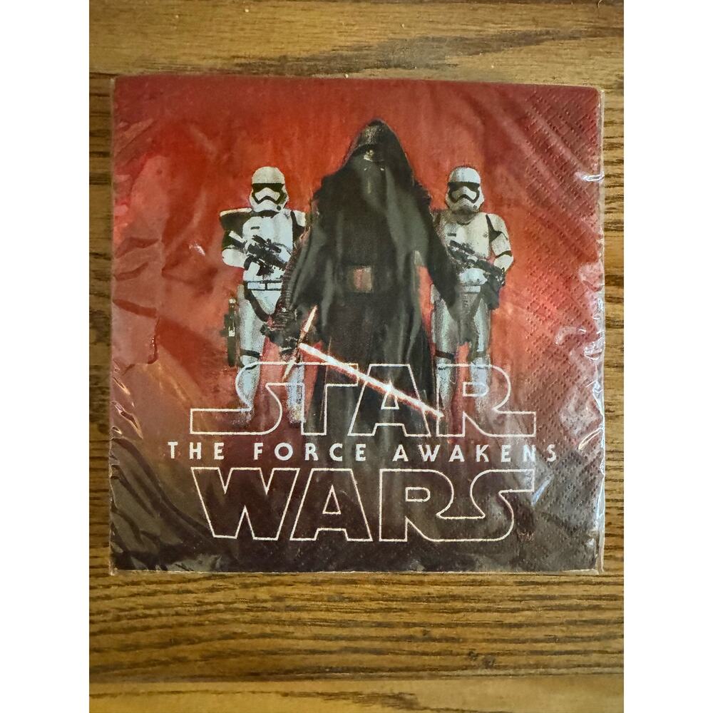 NEW Star Wars The Force Awakens Luncheon Napkins Birthday Party
Kylo Ren Sealed